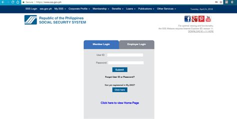 SSS offers a new look for its web portal