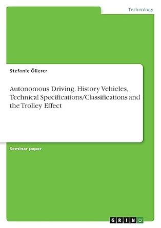 Buy Autonomous Driving. History Vehicles, Technical Specifications ...
