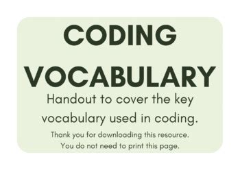 Image result for Coding Key Words
