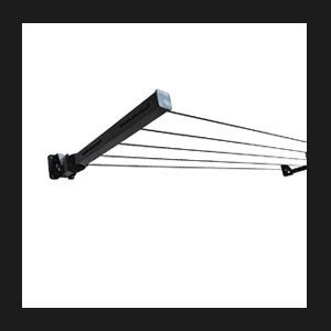 Glitz™ Clothes Drying Stand Space Saving Foldable 4 Wire Metal Wall ...