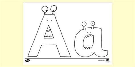 Free Printable Letter A Colouring Page | Colouring Sheets