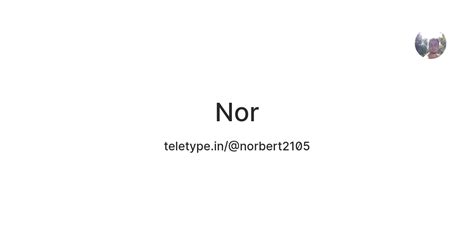 Nor — Teletype