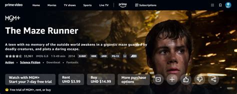 Image result for Maze Runner Streaming