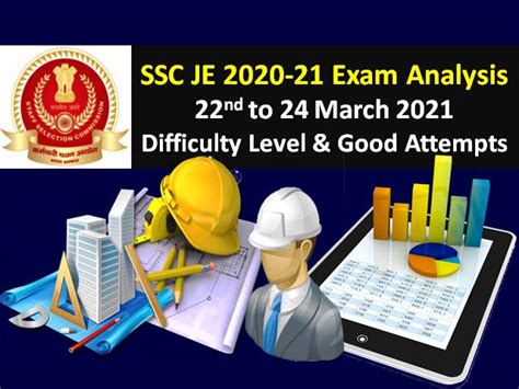 SSC JE 2021 Exam Analysis Paper-1 (22nd to 24th March All Shifts ...