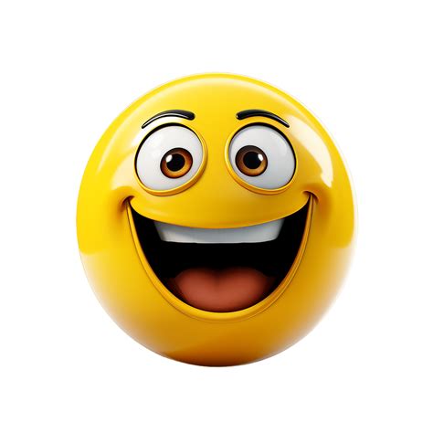 Happy Emoji, Happy Emoji Png, Happy Emoji Transparent Background, AI ...