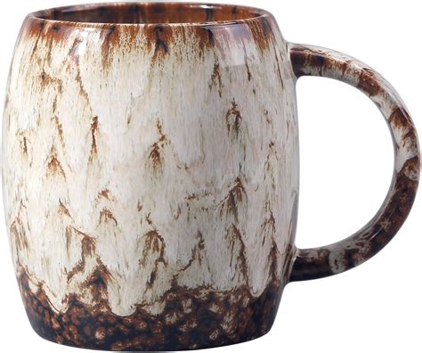 Amazon.com: 17oz Embossed Face Shape Large-Capacity Ceramic Coffee Mug ...