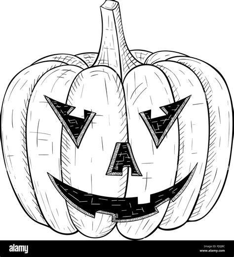 How To Draw Pumpkin Carving