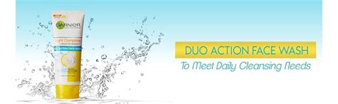 Garnier Bright Complete BRIGHTENING DUO ACTION Face Wash, 100g: Amazon ...