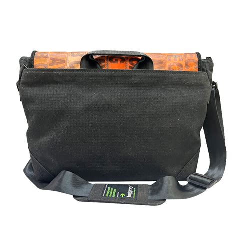 Serially Circular Doer's Messenger Bag in Ex-British Cargo Belts and R