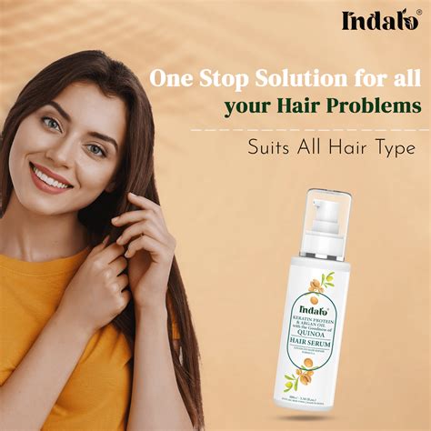Buy Best Hair Serum for Dry & Frizzy Hair in India | Indalo