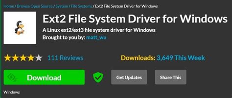 Image result for Ext2Fsd Download Windows 11