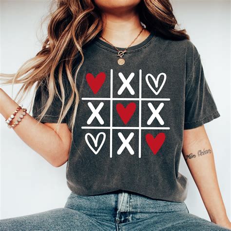 Comfort Colors Cute XOXO Shirt Heart Shirt Love Shirt Happy Valentines ...