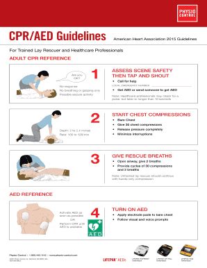Fillable Online For Trained Lay Rescuer and Healthcare Professionals ...