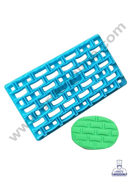 Home CAKE DECOR™ Plastic Brick Wall Shape Quilt Mold Embosser Fondant ...
