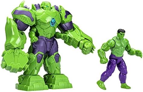 Buy Marvel Avengers Mech Strike Monster Hunters Monster Smash Hulk Toy ...