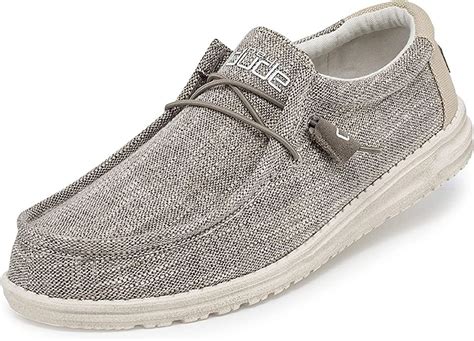 Hey Dude Men's Wally Sox, Funk, Linen - Black ,Gray, Beige Comfort ...