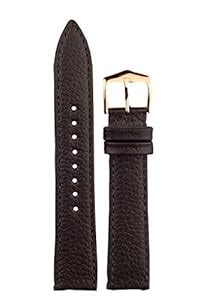 EXOR 18MM LEATHER WATCH STRAPS VELVET C BROWN Colour With FLAT finish ...