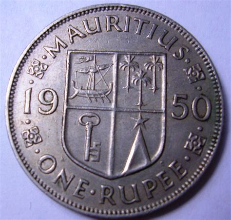 MAURITIUS 1 Rupee 1950