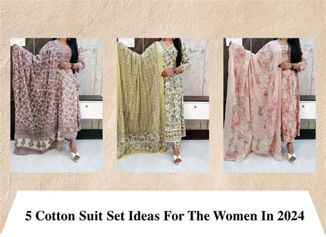 5 Cotton Suit Set Ideas For The Women In 2024 | PSD Jaipur
