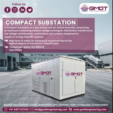Compact Substation For Industrial Power Supply In Gadhada - GMDT Marine ...