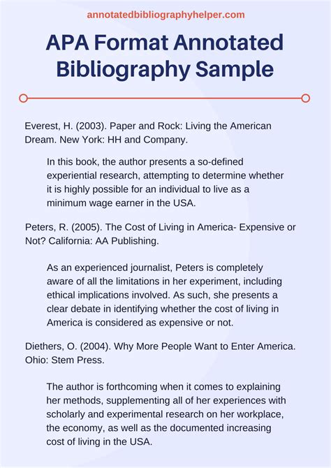 Image result for APA Bibliography Format