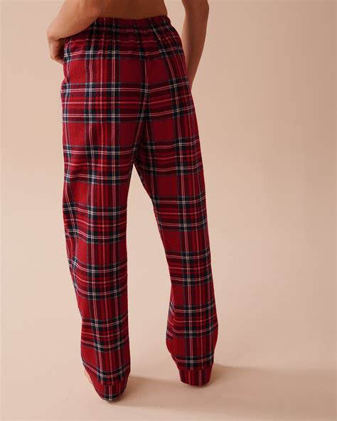 Red Plaid Flannel PJ Set | la Vie en Rose