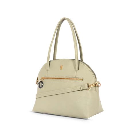 Buy Baggit Roll Green Medium Bowling Handbag Online