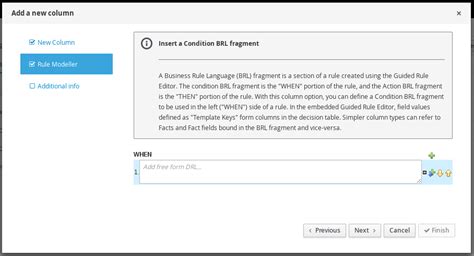 Chapter 7. Types of columns in guided decision tables | Designing a ...