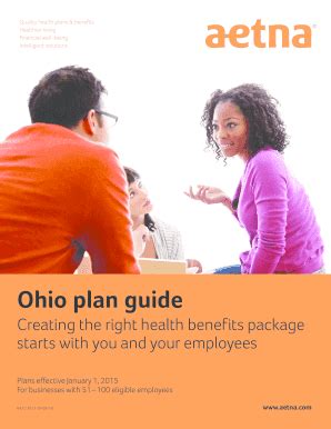 Fillable Online Ohio plan guide - Cornerstone Broker Insurance Services ...