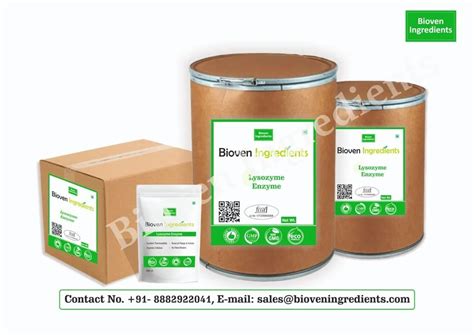 Pharma Grade Enzymes - Lysozyme Enzyme Powder Manufacturer from Greater ...