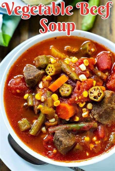 Southern Vegetable Soup With Ground Beef at Lisa Cunningham blog
