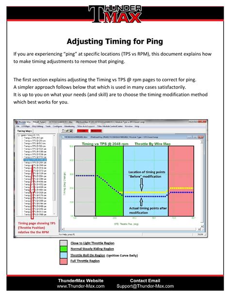 ThunderMax Module How to Set Injector Timing 的图像结果