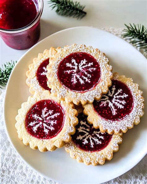Image result for Raspberry Linzer Cookies
