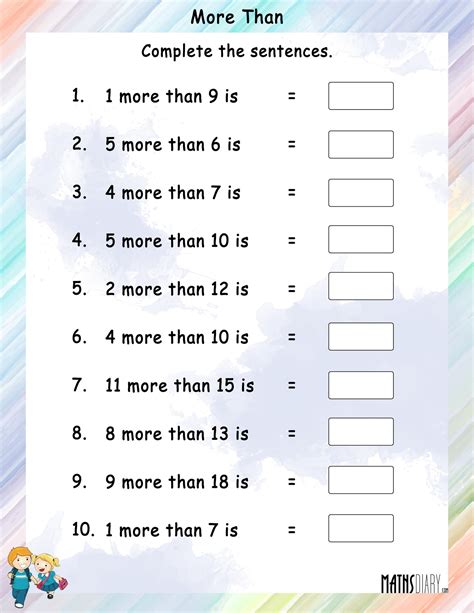 Counting – Grade 1 Math Worksheets