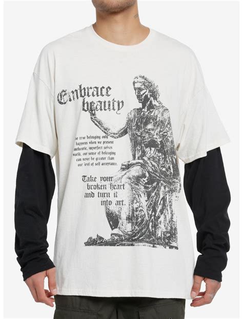 Thorn & Fable Embrace Beauty Twofer Long-Sleeve T-Shirt | Hot Topic