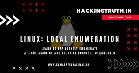 TryHackMe Linux: Local Enumeration | Hacking Truth.in