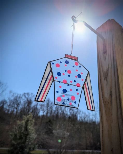Stained Glass Jockey Silks Suncatcher Decorating, Wise Bird Cider ...