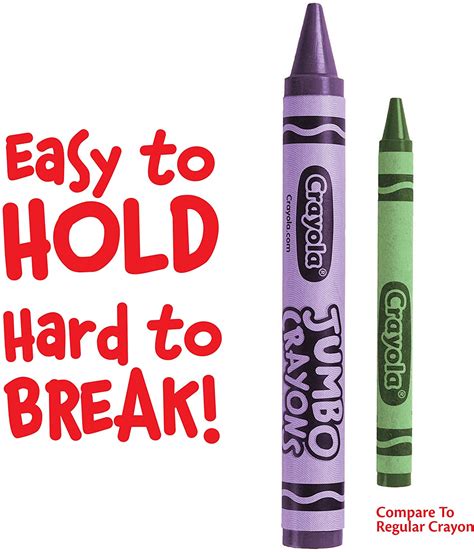 Crayola Crayons, Crayon Box - 64 pcs with sharpener / Jumbo 8 pcs ...