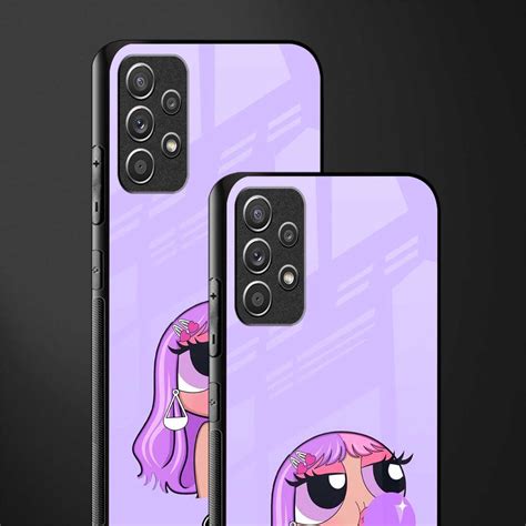 Purple Chic Powerpuff Girls Phone Cover for Samsung Galaxy A72 | Glass ...