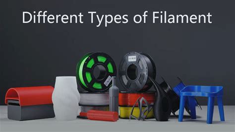 Image result for 3D Filament Types