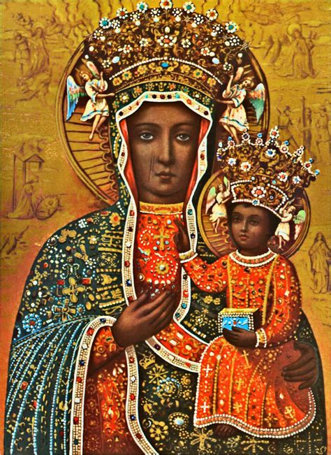 Our Lady of Czestochowa Black Madonna From Poland Catholic Posters ...