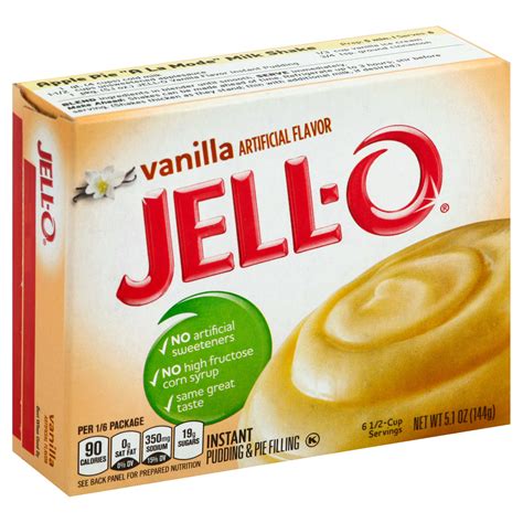Jell-O Instant Vanilla Pudding Mix Case | FoodServiceDirect
