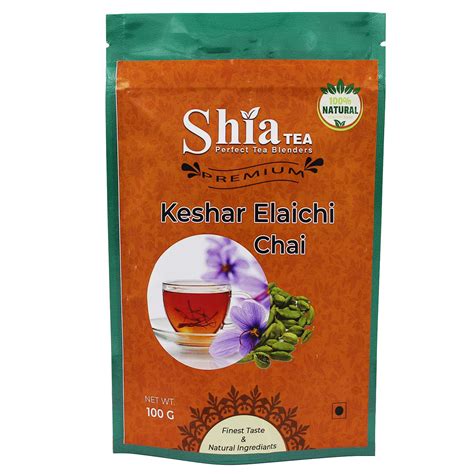 Shia keshar Elaichi Chai | Rich and Flavoured Chai | Black Tea| Natural ...