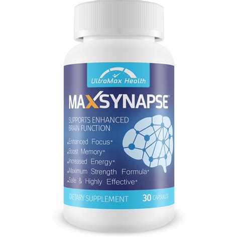 UltraMax Health - Max Synapse - Enhanced Focus & India | Ubuy