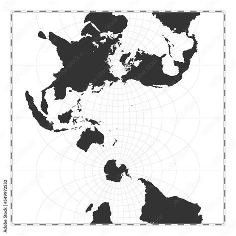 Vector Mercator Projection World Map 的图像结果