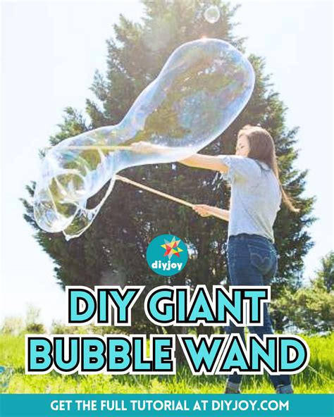 How to Make a Giant Bubble Wand - DIY Joy