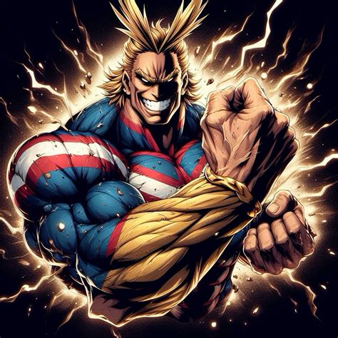 Best 12 All Might Pose Cartoon My Hero Academia Boku no Hero Deku ...