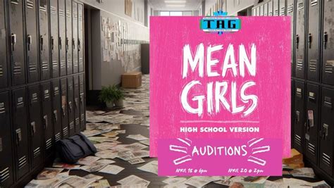 Teen Actors Guild Mean Girls Auditions, Manchester Arts Center, 18 ...