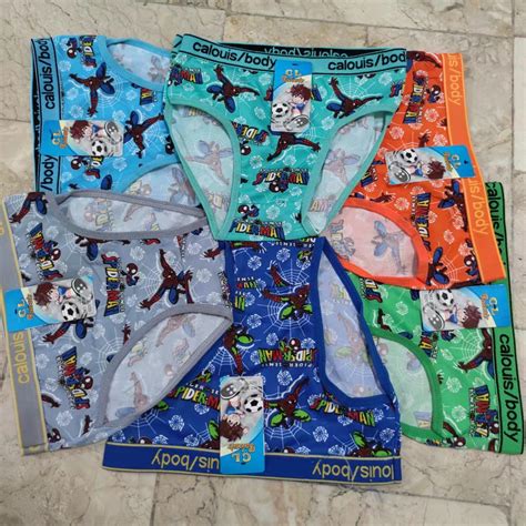 6pcs in a pack Boys brief underwear kids for 6-8 years old waist 24 ...