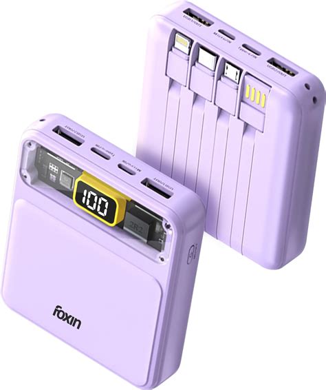 Callmate 10000mAh Power Bank with Mobile Holder, 15W Fast Charging ...